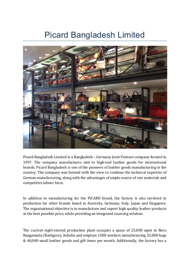 Space manufacture leather goods products